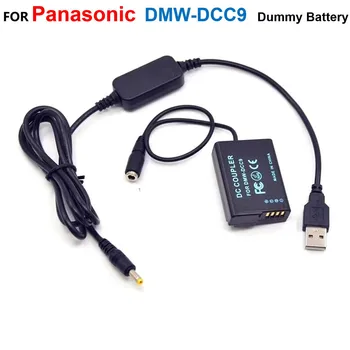 5 U USB priključak Kabel za Napajanje + DMW-DCC9 BLD10 Lažni Adapter Baterija Za Panasonic DMC-GX1 DMC-GF2 G3 G3K G3R G3T G3W GF2CR GF2CW GF2KS