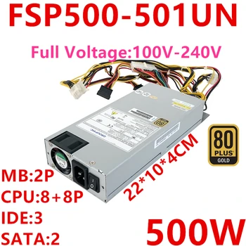 Novi Originalni napajanje za FSP 1U 80plus Gold 500 Watt Pulse Napajanje FSP500-501UN