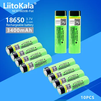 10 KOM. LiitoKala 34B 100% potpuno Novi i Originalni NCR18650B 3,7 NA 3400 mah 18650 3400 mah Litij baterija baterija baterija baterija Baterija baterije za Bljeskalicu