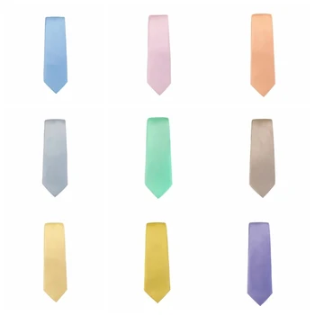 Klasični svadbeni kravate za muškarce, однотонный tanka kravata kravata od poliestera, plave, ružičaste, bijele kravate, modni detalj za svakodnevni uredski majice